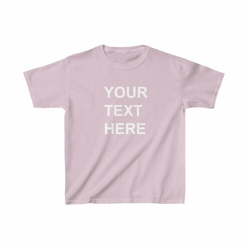 Personalized Kids Tee Shirt, Custom Kids Tee Shirt, With Your Own Text