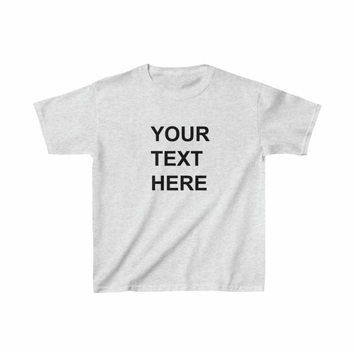 Personalized Kids Tee Shirt, Custom Kids Tee Shirt, With Your Own Text