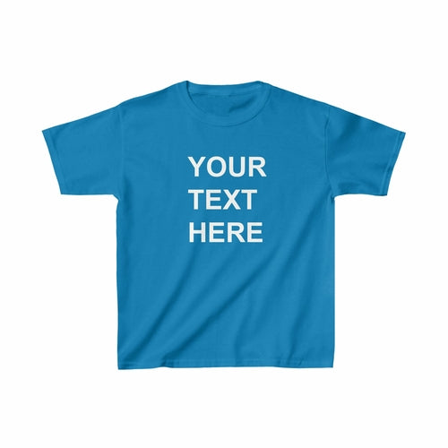 Personalized Kids Tee Shirt, Custom Kids Tee Shirt, With Your Own Text