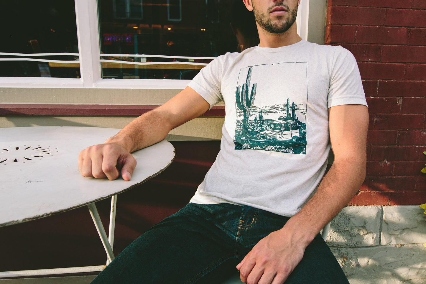 Desert Cruiser Tee-Oatmeal