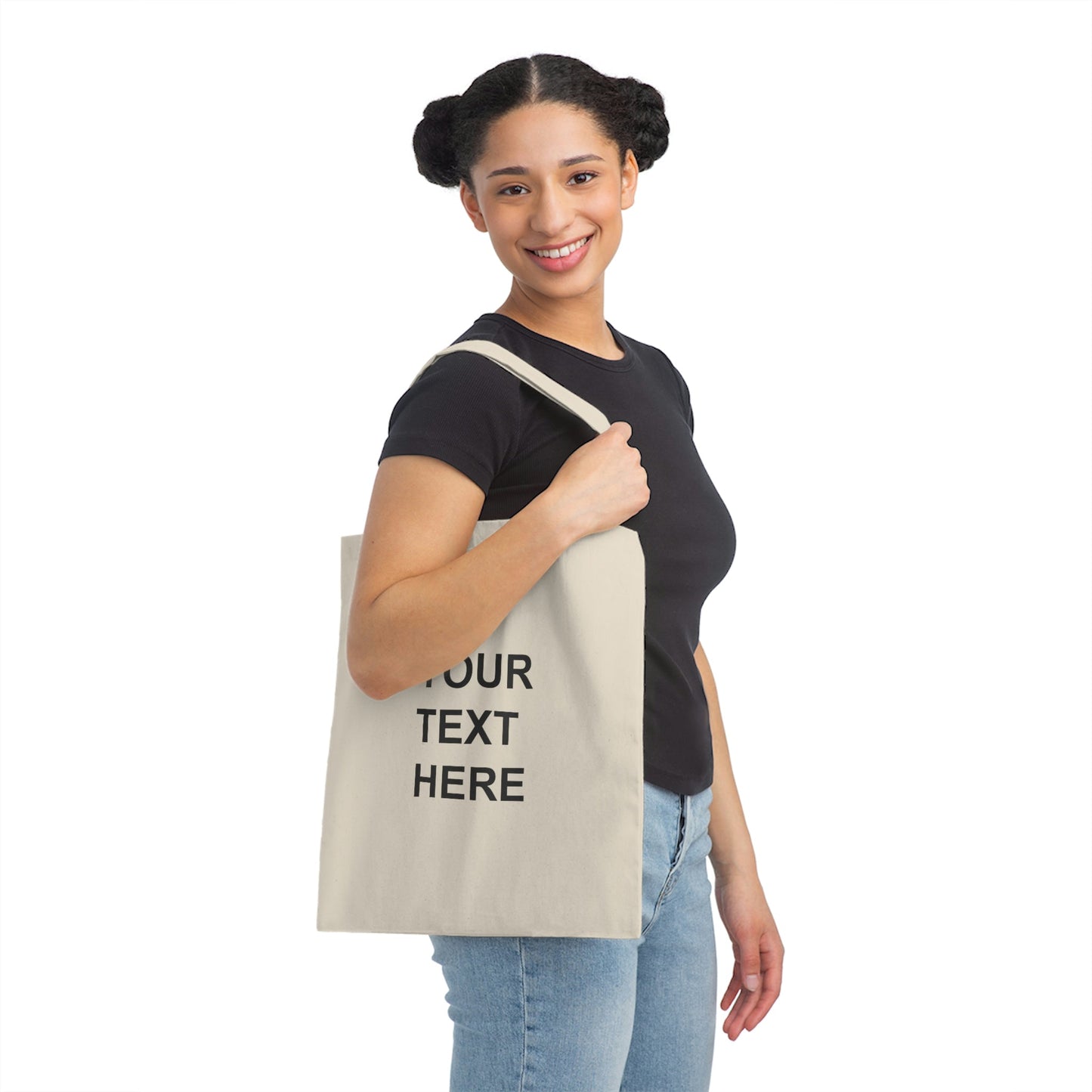 Personalized Canvas Tote Bag, Custom Canvas Tote Bag, With Your Own