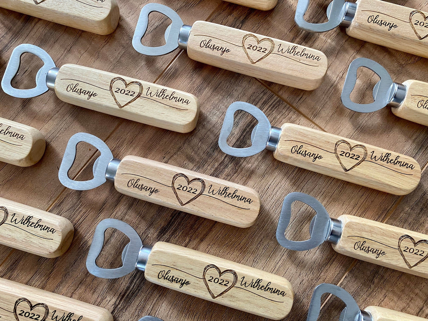 Wood Bottle Opener Wedding Favors