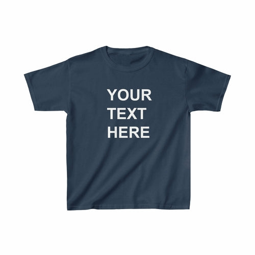 Personalized Kids Tee Shirt, Custom Kids Tee Shirt, With Your Own Text