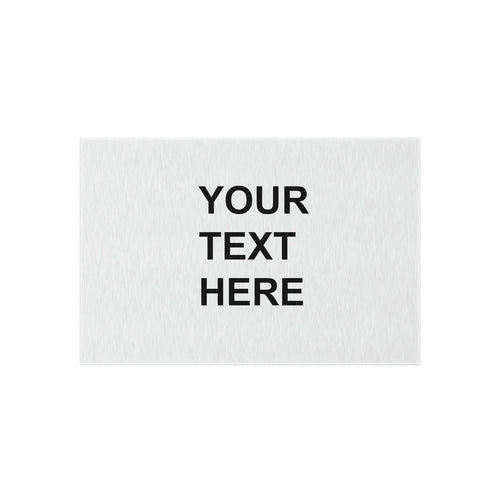 Personalized Rug, Custom Rug, With Your Own Text or Design, Handmade