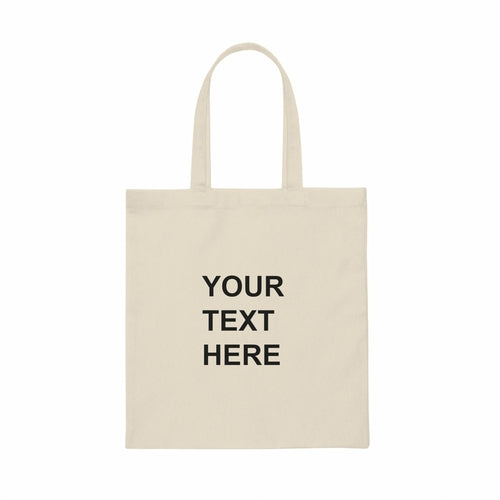 Personalized Canvas Tote Bag, Custom Canvas Tote Bag, With Your Own