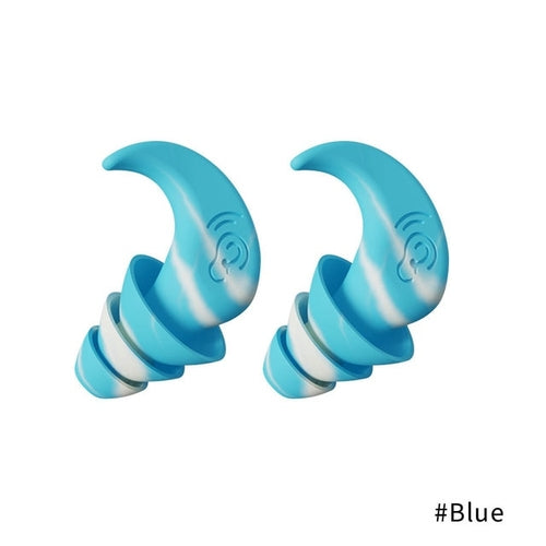 Anti Noise Silicone Earplugs Waterproof Swimming Ear Plugs For