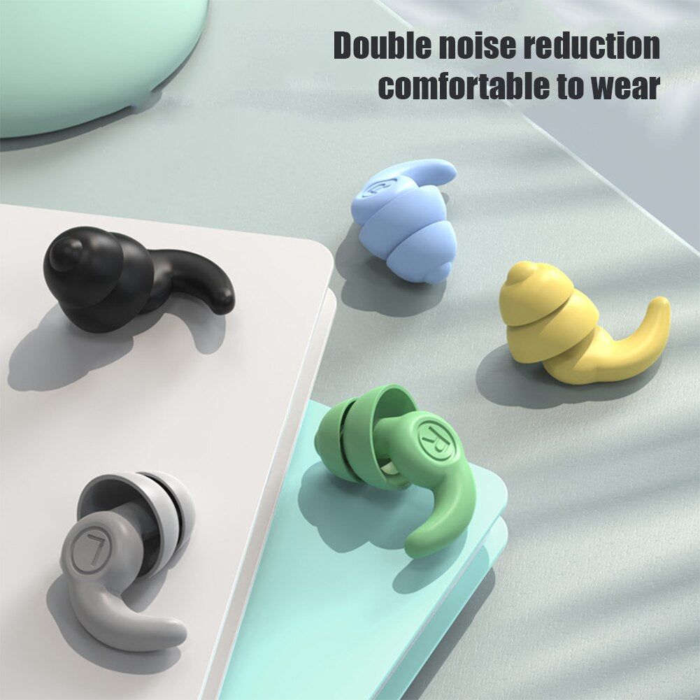 Anti Noise Silicone Earplugs Waterproof Swimming Ear Plugs For