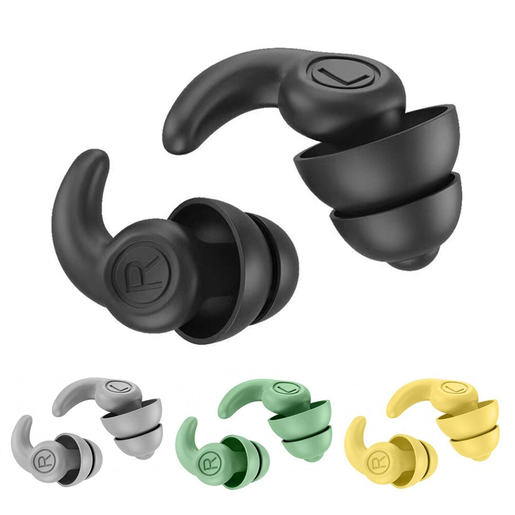 Anti Noise Silicone Earplugs Waterproof Swimming Ear Plugs For