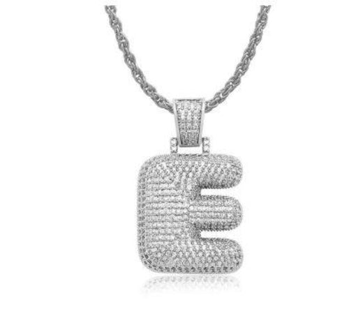 PIPE Rhodium HH Bubble Letter | D916511