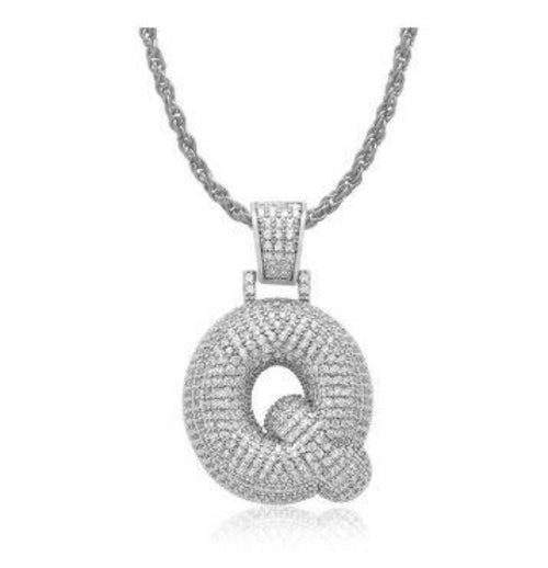 PIPE Rhodium HH Bubble Letter | D916511