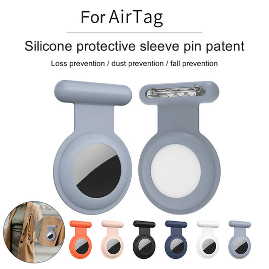 For Apple Airtags Case Silicone Pin Protective For Airtag Tracker