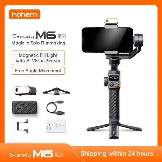 Hohem iSteady M6 Kit Handheld Gimbal Stabilizer Selfie Tripod for