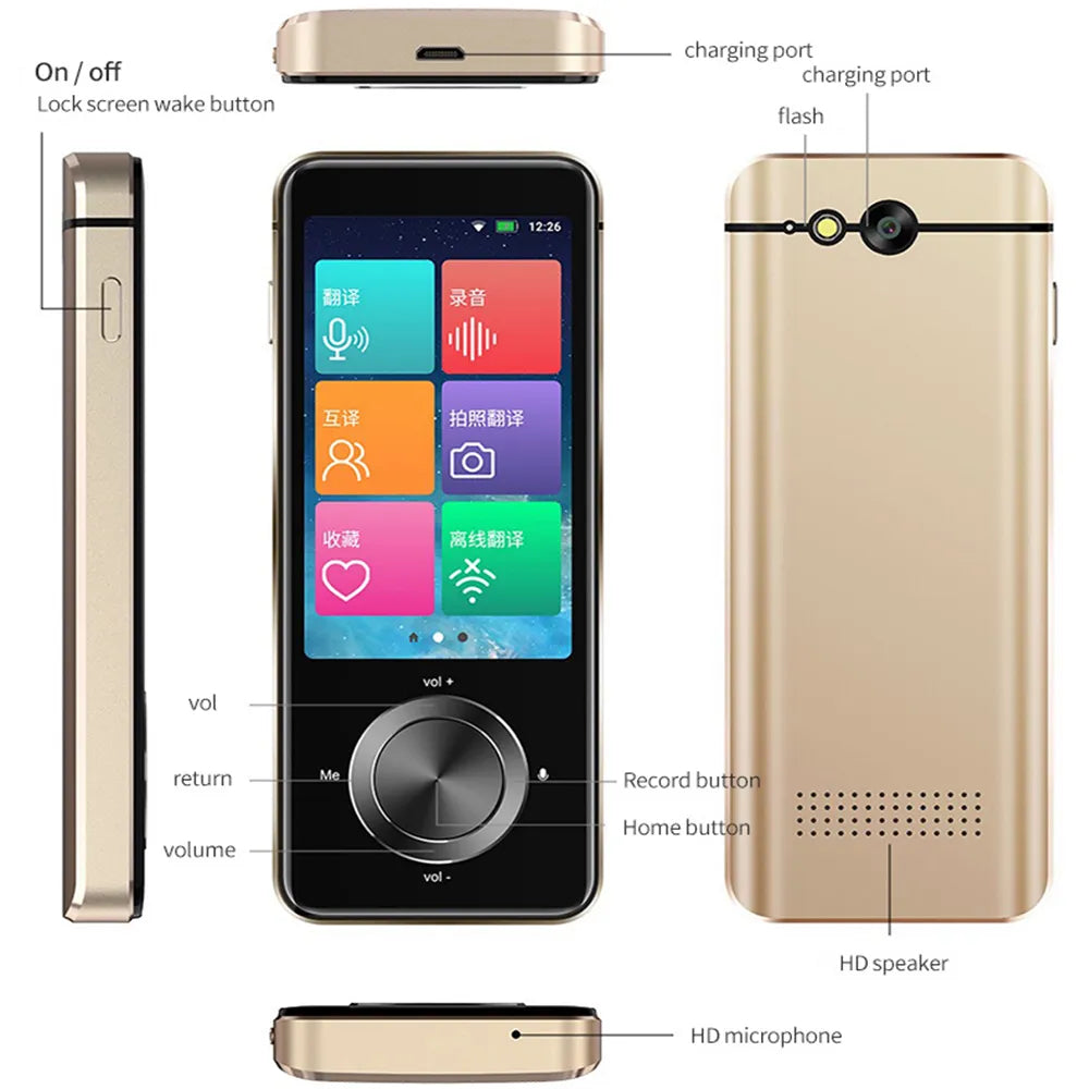 2023 New upgrade M9 Instant Voice Translator Portable Language