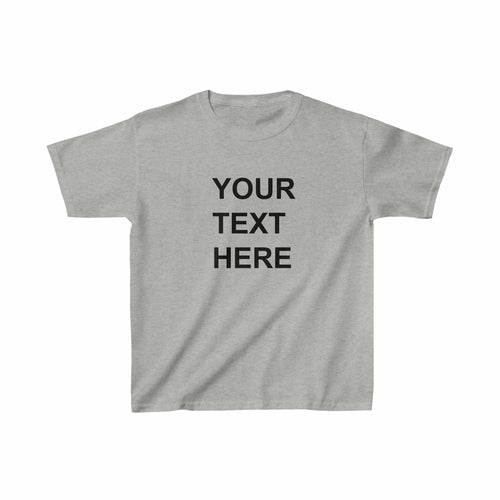 Personalized Kids Tee Shirt, Custom Kids Tee Shirt, With Your Own Text