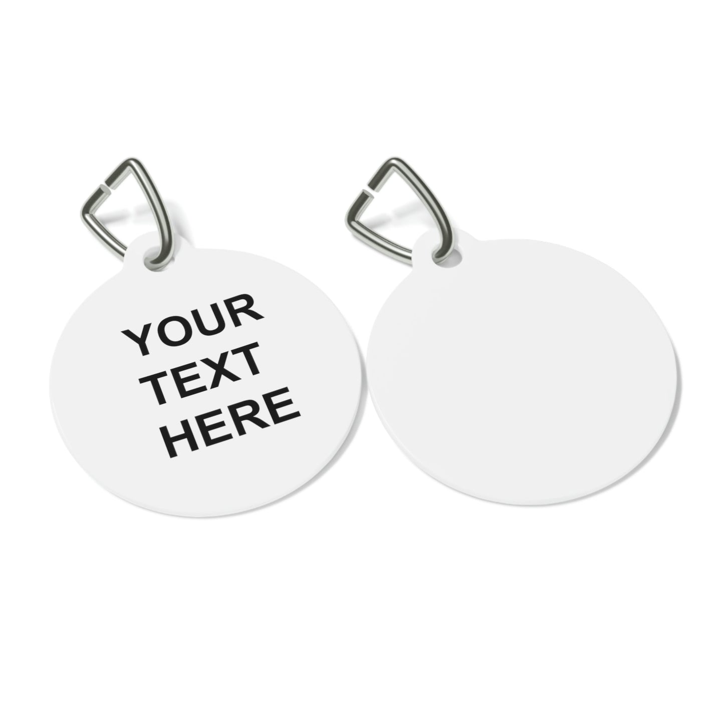 Personalized Pet Tag, Custom Pet Tag, With Your Own Text, Custom Pet