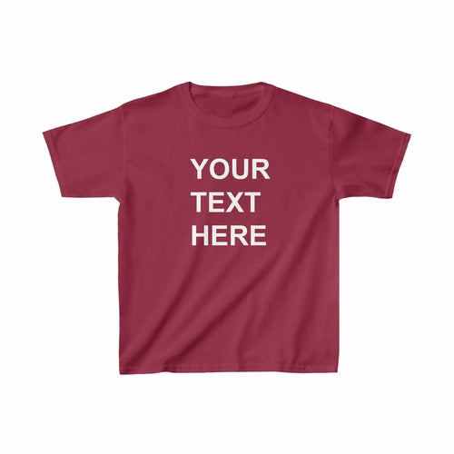 Personalized Kids Tee Shirt, Custom Kids Tee Shirt, With Your Own Text