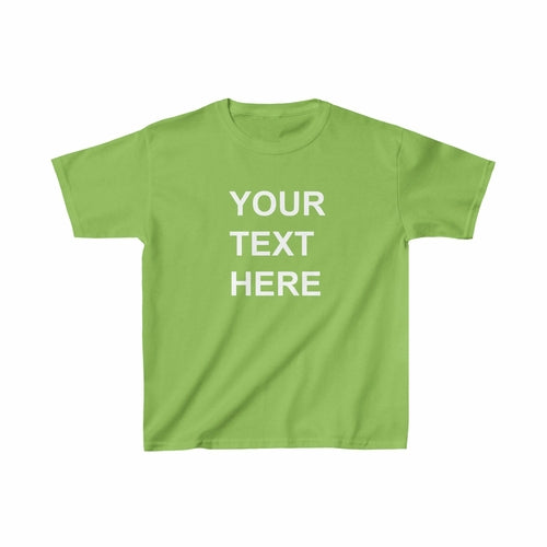 Personalized Kids Tee Shirt, Custom Kids Tee Shirt, With Your Own Text