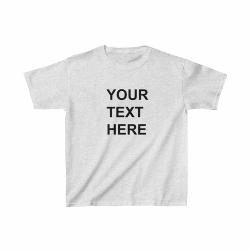 Personalized Kids Tee Shirt, Custom Kids Tee Shirt, With Your Own Text